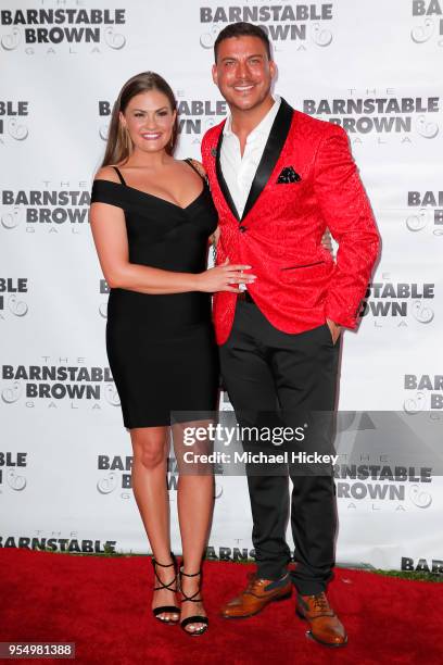 Brittany Cartwright and Jax Taylor appear at the Barnstable Brown Gala on May 4, 2018 in Louisville, Kentucky.