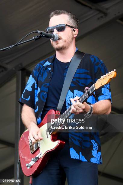 Jason Isbell performs at Fair Grounds Race Course on May 4, 2018 in New Orleans, Louisiana.