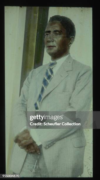 Liberian president, Liberian President Sir Barclay, 1920s, 1920s, Liberia.