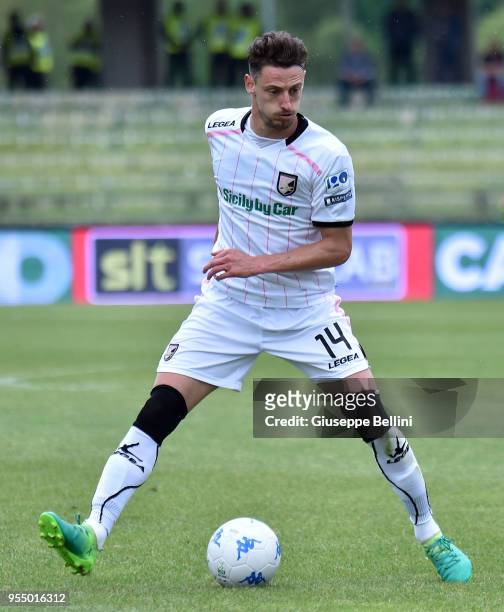 Gabriele Rolando of US Città di Palermo in action during the serie B match between Ternana Calcio and US Citta di Palermo at Stadio Libero Liberati...