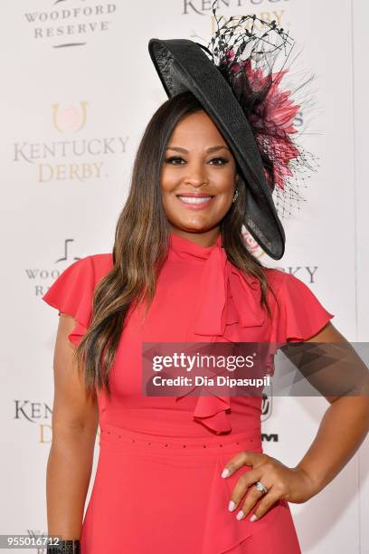 Professional boxer Laila Ali attends Kentucky Derby 144 on May 5, 2018 in Louisville, Kentucky.