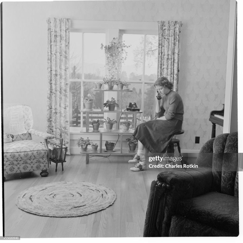 Woman Talking on the Telephone