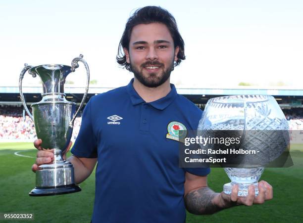 Blackburn Rovers' Bradley Dack during the Sky Bet League One match between Blackburn Rovers and Oxford United at Ewood Park on May 5, 2018 in...