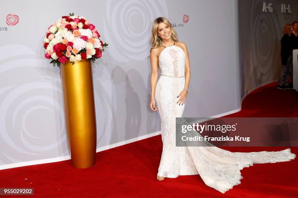 Sylvie Meis attends the Rosenball charity event at Hotel Intercontinental on May 5, 2018 in Berlin, Germany.