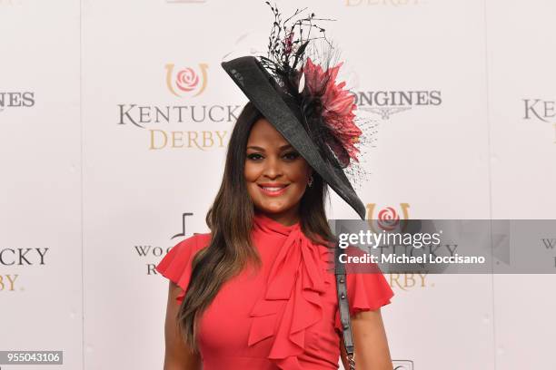 Professional boxer Laila Ali attends Kentucky Derby 144 on May 5, 2018 in Louisville, Kentucky.