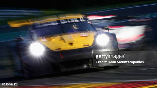In the Porsche 911 RSR driven by Jorg Bergmeister of Germany, Patrick Lindsey of USA, Egidio Perfetti of Norway competes in the WEC 6 Hours Of...