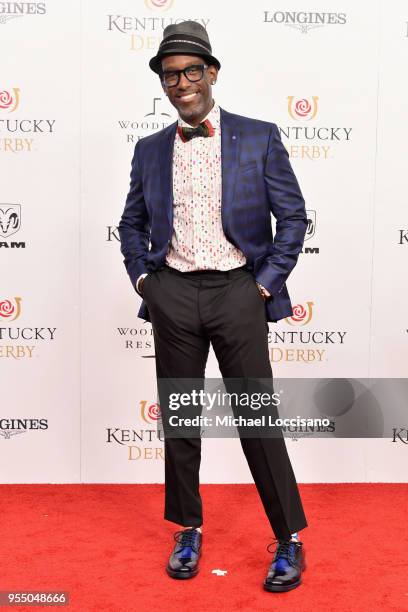 Singer Shawn Stockman attends Kentucky Derby 144 on May 5, 2018 in Louisville, Kentucky.