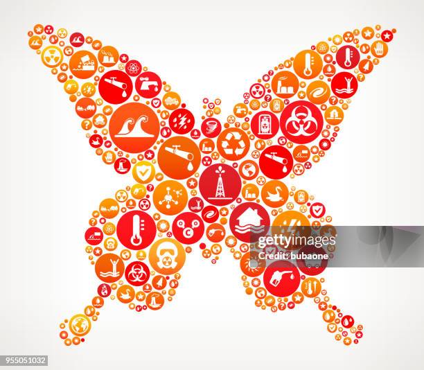 butterfly climate change vector icon pattern - tick vector insect stock illustrations
