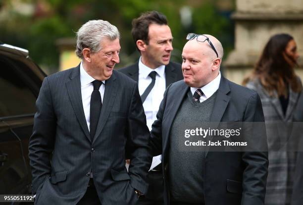 Roy Hodgson leaves the memorial held for Ray Wilkins at St Luke's & Christ Church on May 1, 2018 in London, England.