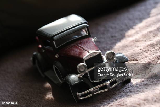 close-up of a classic toy automobile - 20th century model car stock pictures, royalty-free photos & images