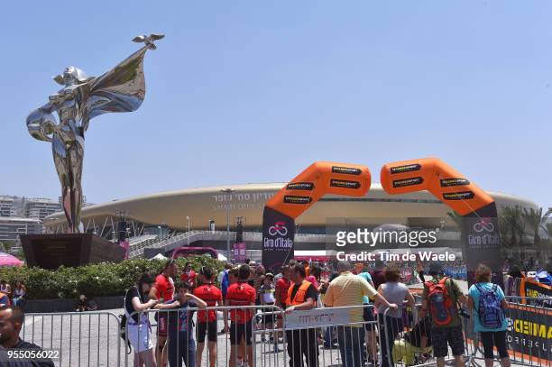 Start / Sammy Ofer Stadium / Haifa City / Fans / Public / Landscape / during the 101th Tour of Italy 2018, Stage 2 a 167km stage from Haifa to Tel...