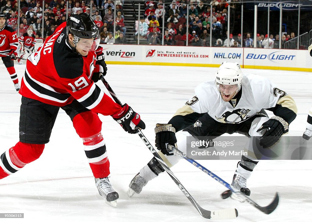 Pittsburgh Penguins v New Jersey Devils