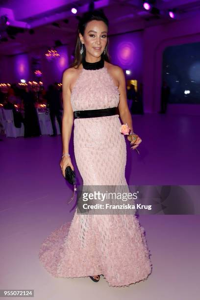 Verona Pooth during the Rosenball charity event at Hotel Intercontinental on May 5, 2018 in Berlin, Germany.