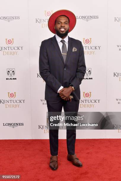 American professional basketball player for the Orlando Magic Shelvin Mack attends Kentucky Derby 144 on May 5, 2018 in Louisville, Kentucky.