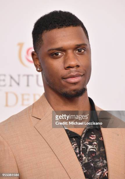 Professional basketball player for the Santa Cruz Warriors Terrence Jones attends Kentucky Derby 144 on May 5, 2018 in Louisville, Kentucky.