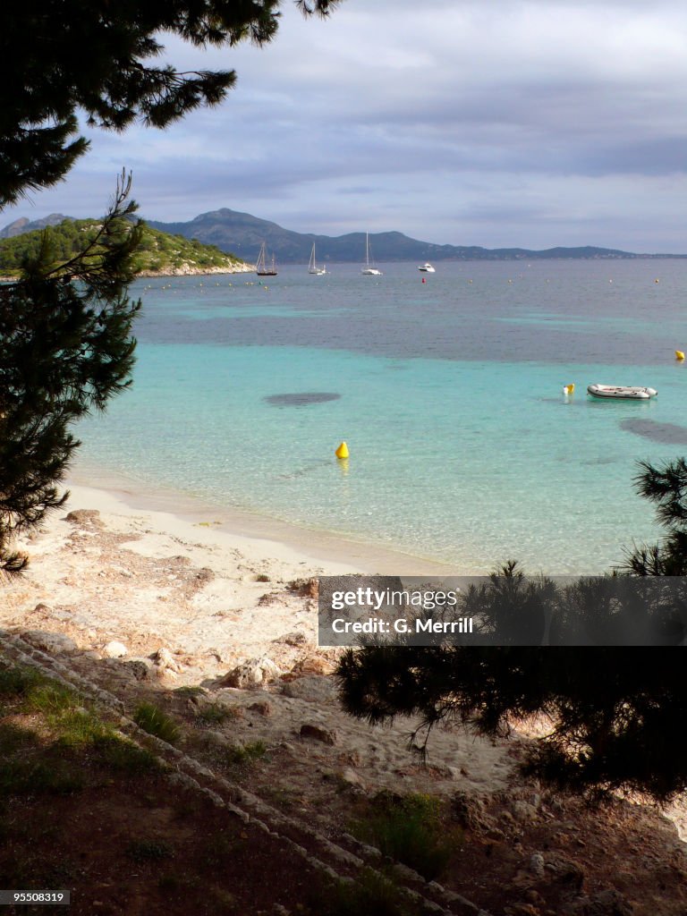 Formentor beach in Mallorca, Spain