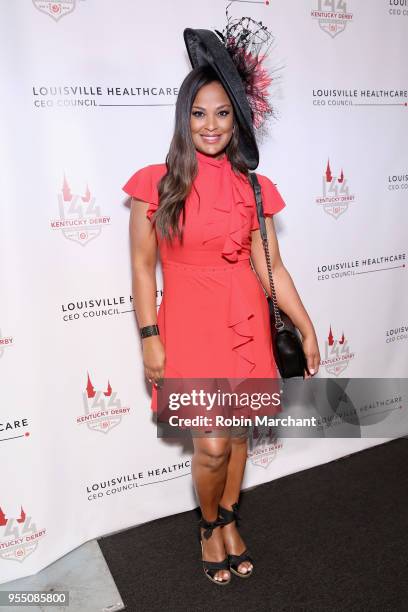 Professional boxer Laila Ali attends Kentucky Derby 144 on May 5, 2018 in Louisville, Kentucky.