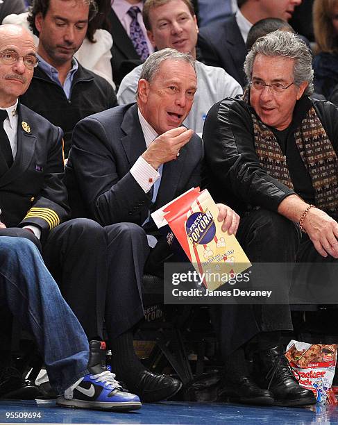 Mayor Michael Bloomberg attends the Chicago Bulls vs New York Knicks game at Madison Square Garden on December 22, 2009 in New York City.