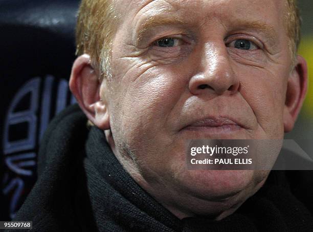 Bolton Wanderers manager Gary Megson takes his seat before their English Premier League football match Hull City at The Reebok Stadium in Bolton,...
