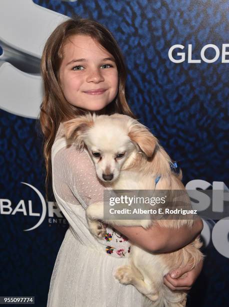 Actress Raegan Revord attends the premiere of Global Road Entertainment's "Show Dogs" at The TCL Chinese 6 Theatres on May 5, 2018 in Hollywood,...