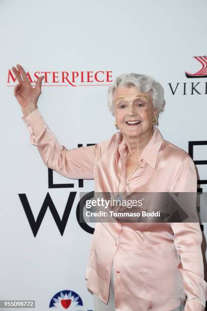 Angela Lansbury attends the "Little Women" FYC Reception And Panel Discussion at Linwood Dunn Theater at the Pickford Center for Motion Study on May...