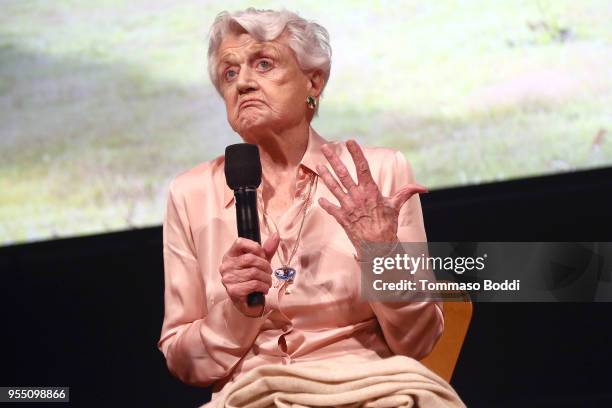 Angela Lansbury attends the "Little Women" FYC Reception And Panel Discussion at Linwood Dunn Theater at the Pickford Center for Motion Study on May...