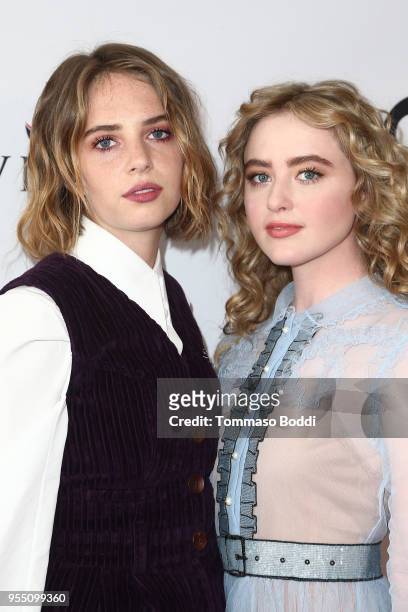 Maya Hawke and Kathryn Newton attend the "Little Women" FYC Reception And Panel Discussion at Linwood Dunn Theater at the Pickford Center for Motion...