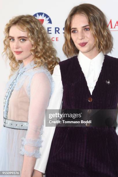 Kathryn Newton and Maya Hawke attend the "Little Women" FYC Reception And Panel Discussion at Linwood Dunn Theater at the Pickford Center for Motion...