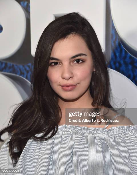 Actress Isabella Gomez attends the premiere of Global Road Entertainment's "Show Dogs" at The TCL Chinese 6 Theatres on May 5, 2018 in Hollywood,...