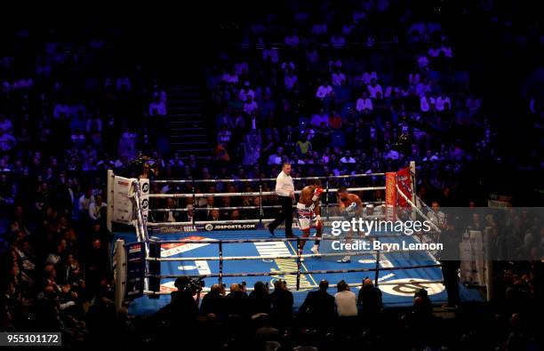 General view during Heavyweight fight between Tony Bellew and David Haye at The O2 Arena on May 5, 2018 in London, England.