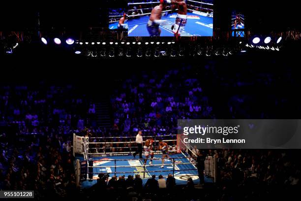General view during Heavyweight fight between Tony Bellew and David Haye at The O2 Arena on May 5, 2018 in London, England.