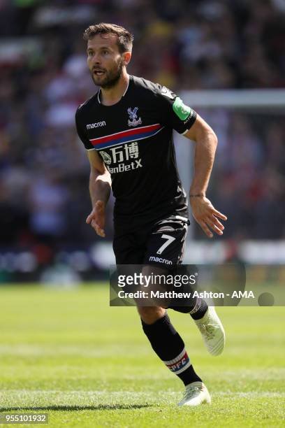 Yohan Cabaye of Crystal Palace during the Premier League match between Stoke City and Crystal Palace at Bet365 Stadium on May 5, 2018 in Stoke on...