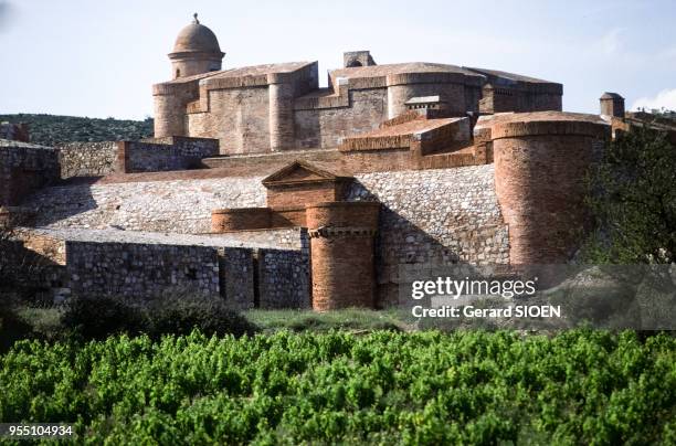 La forteresse de Salses, à Salses-le-Château, dans les Pyrénées-Orientales, France.