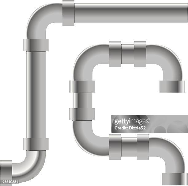 pipes - water pipe stock illustrations
