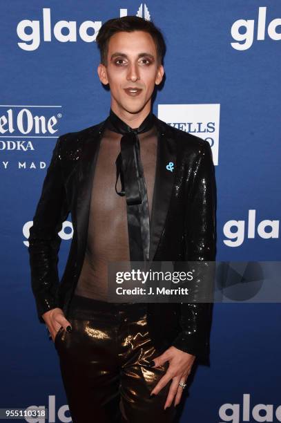 Marti Gould Cummings attends the 29th Annual GLAAD Media Awards at The Hilton Midtown on May 5, 2018 in New York City.