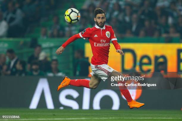 Benfica forward Rafa Silva from Portugal during the Portuguese Primeira Liga match between Sporting CP and SL Benfica at Estadio Jose Alvalade on May...