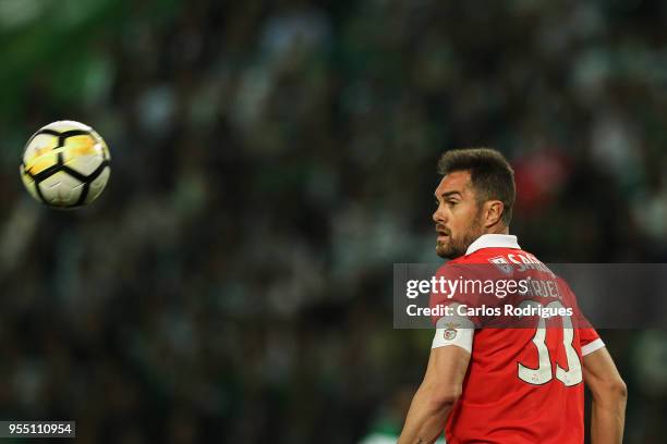 Benfica defender Jardel Vieira from Brasil during the Portuguese Primeira Liga match between Sporting CP and SL Benfica at Estadio Jose Alvalade on...