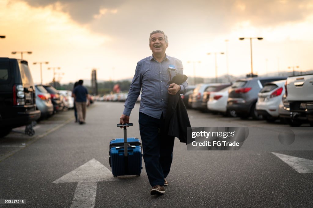 Vea usted la próxima vez / volviendo a casa / negocio viajes