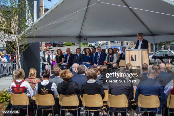 Mayor of Seattle Jenny Durkan, US Congress Member Rick Larsen, Denmark Foreign Minister Anders Samuelsen, Her Royal Highness the Crown Princess Mary...