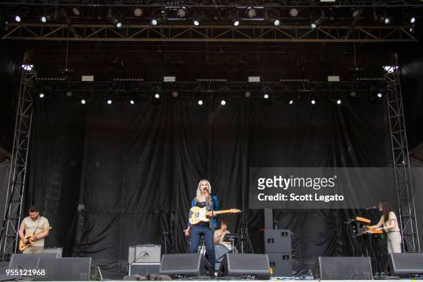 Mackenzie Scott of Torres performs at Shaky Knees Music Festival at Atlanta Central Park on May 5, 2018 in Atlanta, Georgia.