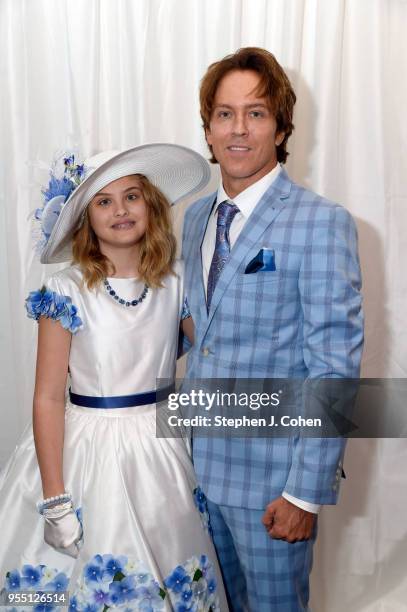Larry E. Birkhead and Dannielynn Birkhead attends The 144th Annual Kentucky Derby at Churchill Downs on May 5, 2018 in Louisville, Kentucky.