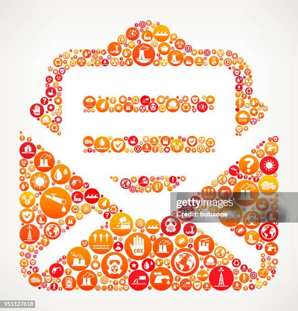 letter climate change vector icon pattern - ocean garbage stock illustrations