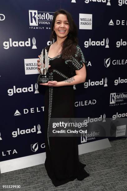 Chris Herde, recipient of the Outstanding Digital Journalism Award, attends the 29th Annual GLAAD Media Awards at The Hilton Midtown on May 5, 2018...