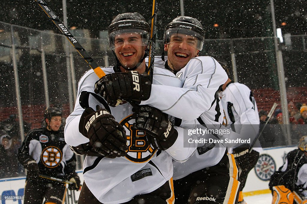 Winter Classic: Boston Team Practice