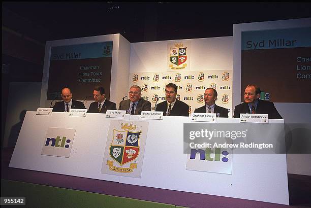 General view during the press conference to announce the British Lions 2001 sponsorship with NTL held at Home Nightclub, in Leicester Square, London....