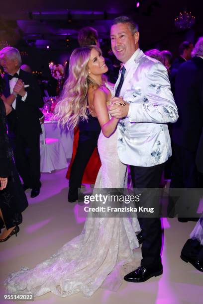 Sylvie Meis and Joachim Llambi during the Rosenball charity event at Hotel Intercontinental on May 5, 2018 in Berlin, Germany.