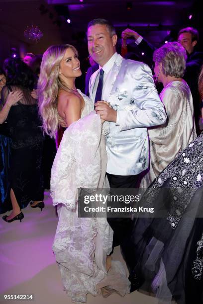 Sylvie Meis and Joachim Llambi during the Rosenball charity event at Hotel Intercontinental on May 5, 2018 in Berlin, Germany.