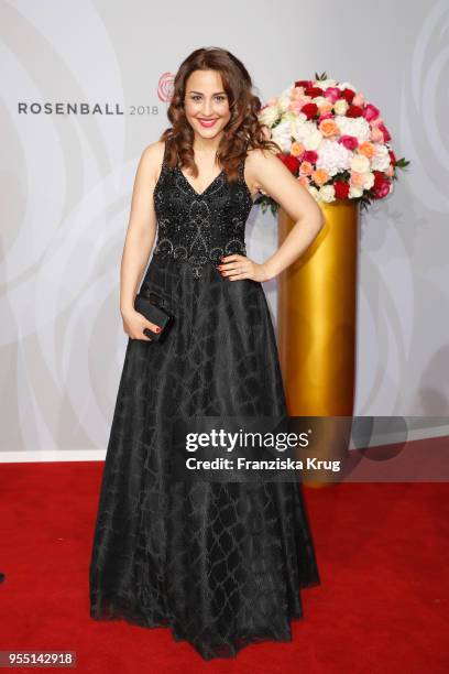 Nina Moghaddam attends the Rosenball charity event at Hotel Intercontinental on May 5, 2018 in Berlin, Germany.