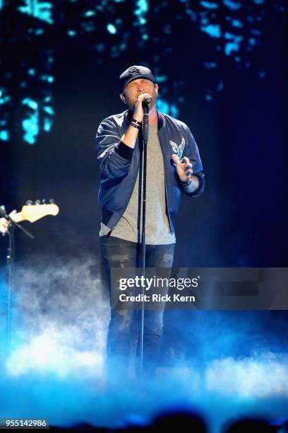 Cole Swindell performs onstage during the 2018 iHeartCountry Festival By AT&T at The Frank Erwin Center on May 5, 2018 in Austin, Texas.