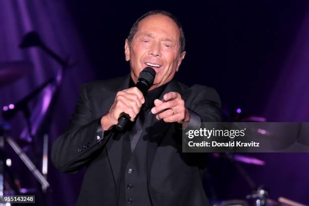 Paul Anka appears in concert at The Grand at the Golden Nugget on May 5, 2018 in Atlantic City, New Jersey.